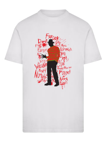F4NT4STIC T-Shirt Nightmare On Elm Street Official Freddy Krüger in weiß