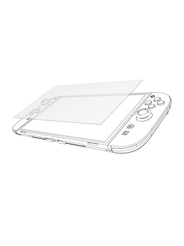 uRage Schutzglas für Nintendo Switch 2, 2 Stück in Transparent
