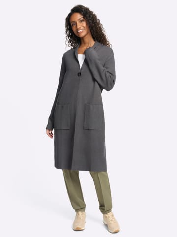 Heine Strickjacke in anthrazit-meliert