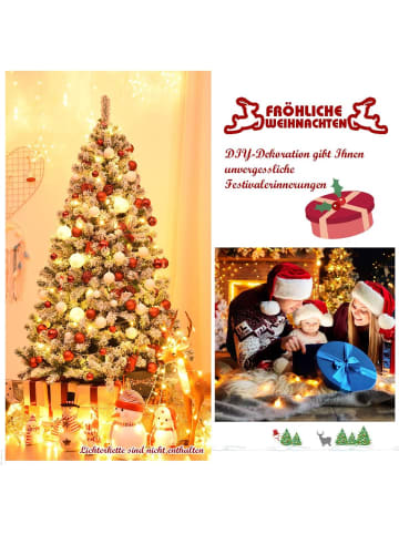 COSTWAY Künstlicher Weihnachtsbaum in Grün
