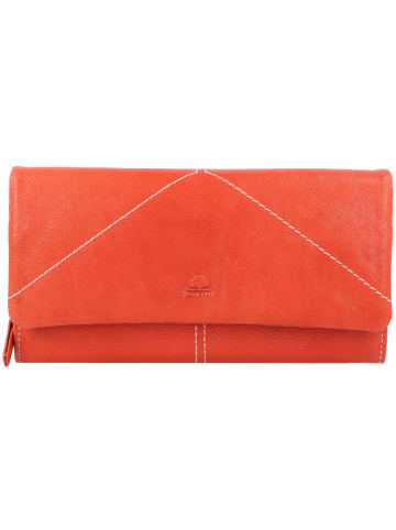 Greenburry Tumble Nappa Geldbörse Leder 19 cm tomato