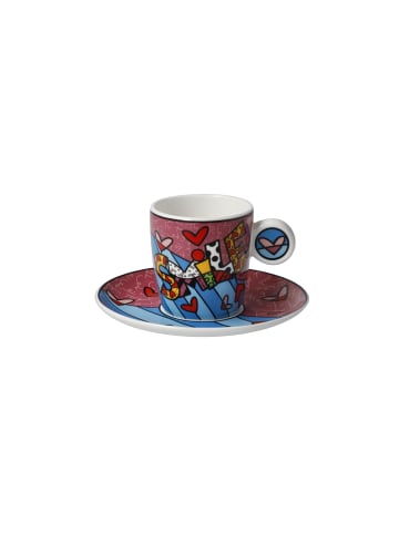 Goebel Espressotasse " Romero Britto Smile " in Bunt