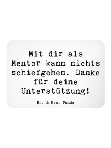Mr. & Mrs. Panda magnet Spruch Beste Mentor mit Spruch in Weiß
