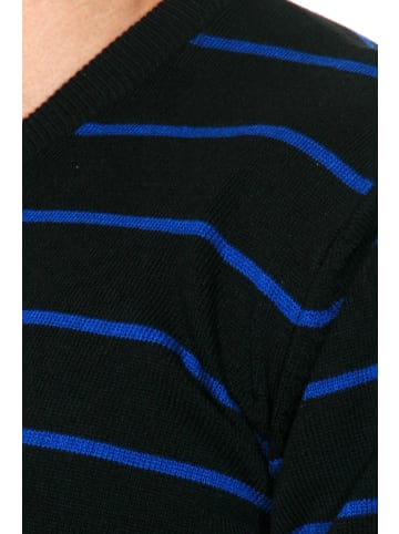 FIOCEO Pullover in schwarz/blau