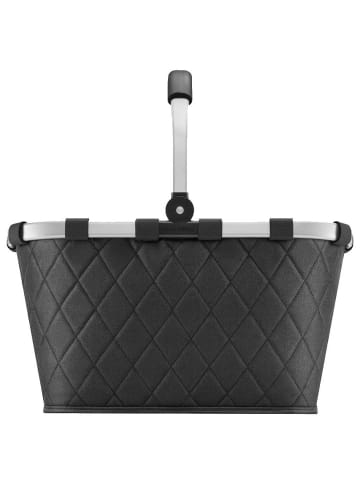 Reisenthel Carrybag - Einkaufskorb (cord dark matcha) in rhombus black