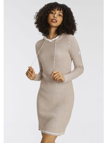 Kangaroos Strickkleid in beige-meliert