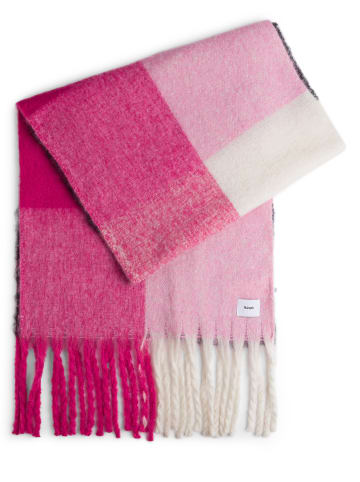 NÜMPH Damen Schal Nubarbie in altrosa schwarz - 0001