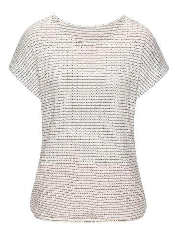 Vivance Kurzarmshirt in creme, schwarz