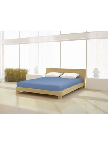 Mr.Sandman Topper Spannbetttuch Full Elastan de luxe 180 x 200 cm in taube