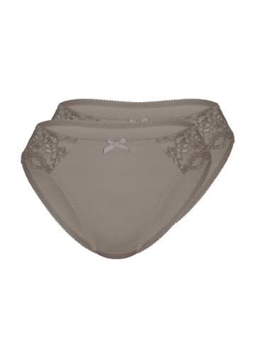 Sassa Slip Classic Lace 2er Pack in biscuit