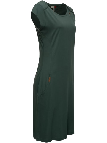 ragwear Sommerkleid Rivan Solid in Dark Green
