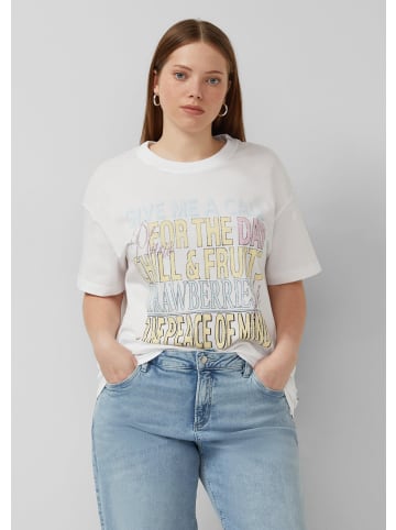 QS T-Shirt in 01D0_weiß