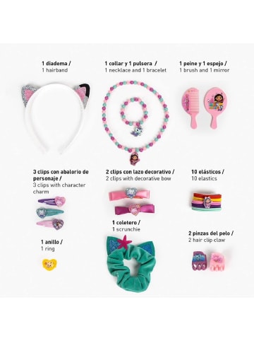 Gabby's Dollhouse Gabby´s Dollhouse beauty set box accessories für kinder mit in Rosa