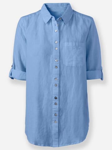 Heine Hemdbluse in himmelblau