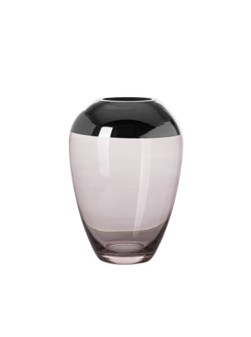 Fink Vase "Monira" in Grau - H. 21 cm - D. 14,5 cm