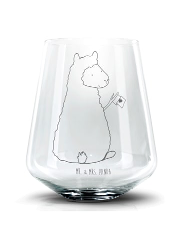 Mr. & Mrs. Panda Blümchentail Glas Alpaka Fahne ohne Spruch in Transparent