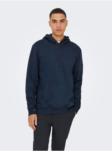 ONLY & SONS Kapuzenpullover in Blue Nights 1