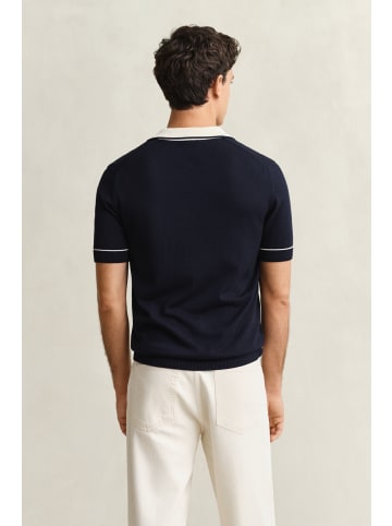 Gant Poloshirt in marine beige - 0001