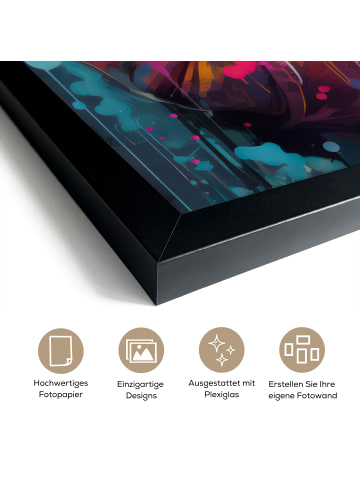 MuchoWow Poster mit Leiste Panda