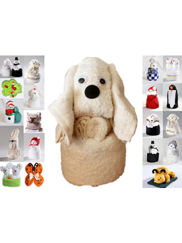 JACK Frottier Geschenk Set Handarbeit Origami Hund