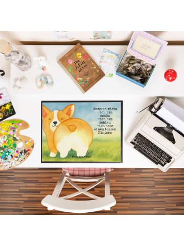 Mr. & Mrs. Panda tischpad Corgi Po Design mit Spruch in Weiß