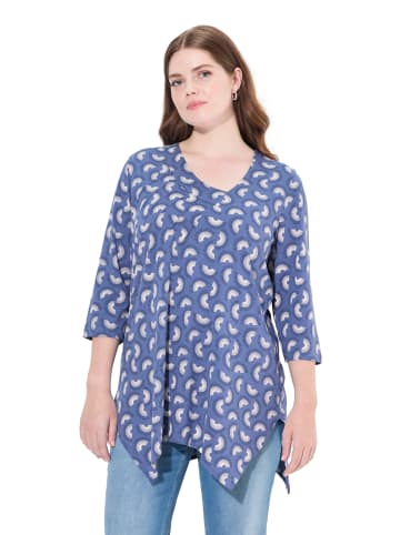 Ulla Popken Longshirt in atlantikblau