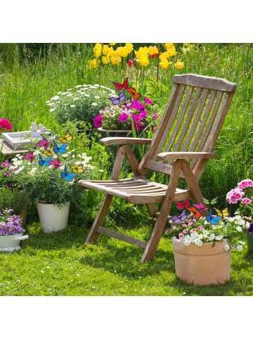 relaxdays 72x Gartendeko "Schmetterling" in Bunt