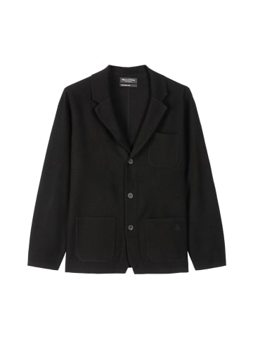 Marc O'Polo Wollsakko regular in Schwarz
