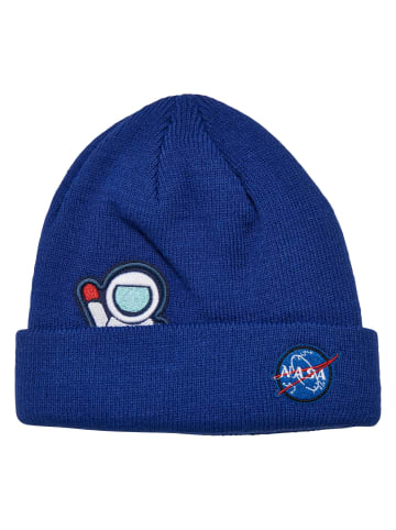 Mister Tee Mister Tee Unisex NASA Embroidery Beanie Kids in royal