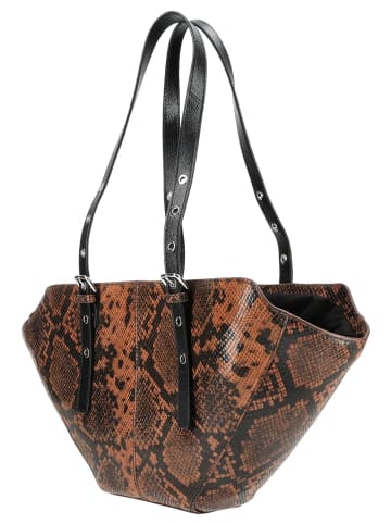 Núnoo Taschen SMALL NORA JUNGLE Schwarz/Braun