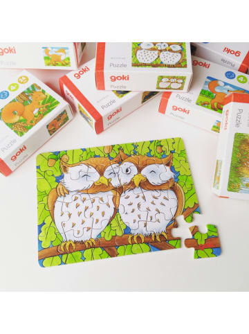 Goki Minipuzzle Waldtiere, 1 Stk. - ab 3 Jahren