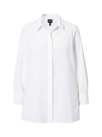 Ulla Popken Hemdbluse in schneeweiß