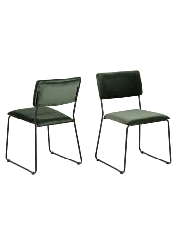 ebuy24 Esszimmerstuhl Corcica Grün 2er Set