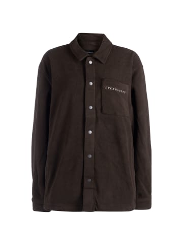 Lyle & Scott Fleecehemd Embroidered Fleece in braun