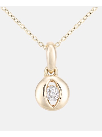 Diamant L'éternel Halskette mit Anhänger aus 375 Gelbgold mit Diamant