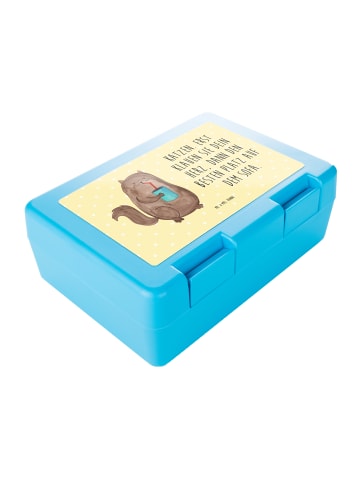 Mr. & Mrs. Panda Bento Box Katze Dose mit Spruch in Gelb Pastell