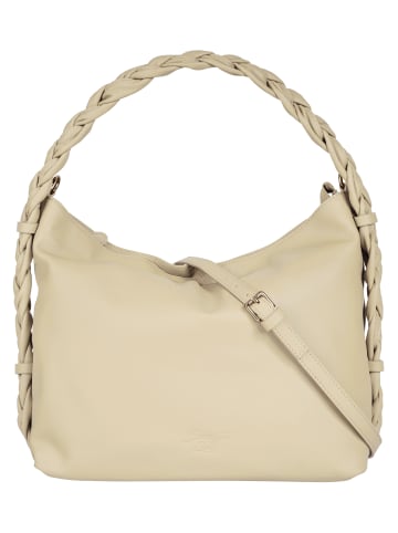 Samantha Look Umhängetasche echt Leder in beige