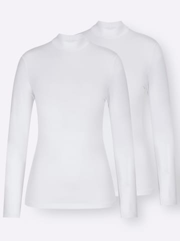 WITT WEIDEN Langarm-Shirt in weiß