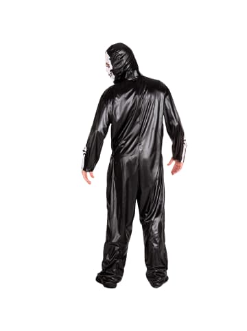 tectake Realistischer Skelett-Aufdruck, schwarz
