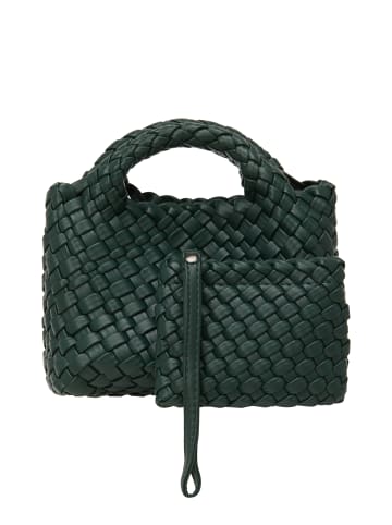 faina Women 2-In-1 Tote Bag Set in Dark Green