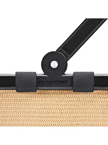 Reisenthel Carrybag - Einkaufskorb (cord dark matcha) in frame raffia black