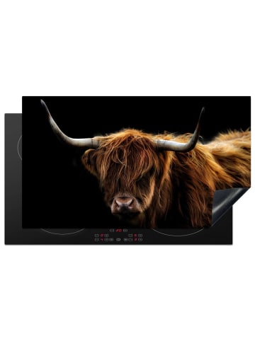 KitchenYeah Herdabdeckplatte Schottisches Hochlandrind