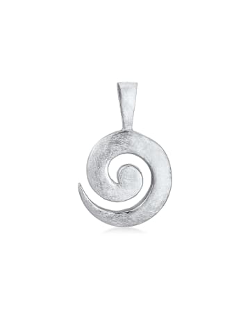 Nenalina Anhänger 925 Sterling Silber Spirale in Silber