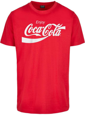 Merchcode T-Shirt "Coca Cola Logo Tee" in Rot