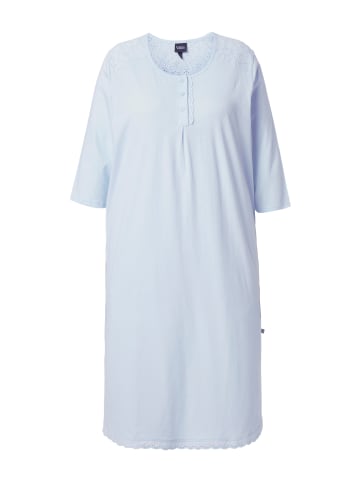 Ulla Popken Nachthemd in eismeerblau