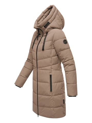 Marikoo Steppmantel Natsukoo XVI in Taupe Grey