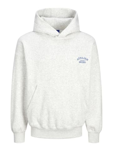 Jack & Jones Kapuzenpullover in White Melange
