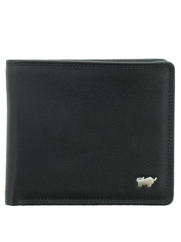 Braun Büffel Golf Secure Geldbörse 4+3Cs Schwarz schwarz in schwarz