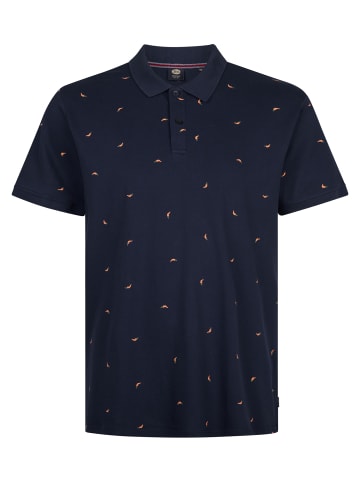 Petrol Industries Kurzarm-Poloshirt Große Größen Chassis in Blau