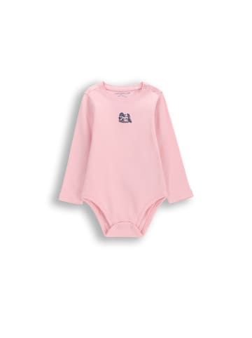 Coccodrillo Langarm-Body in gedämpftes Rosa